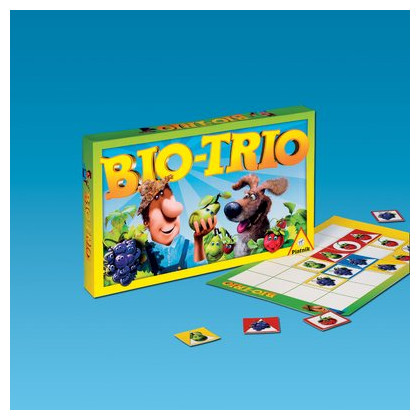 boite et plateau du jeu Bio Trio