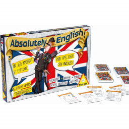 boite et cartes du jeu Absolutely english