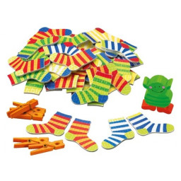 pièces du jeu Rafle de chaussettes