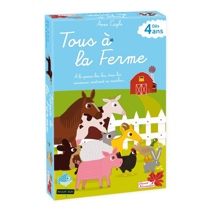 boite du jeu tous à la ferme