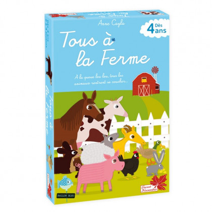 boite du jeu tous à la ferme