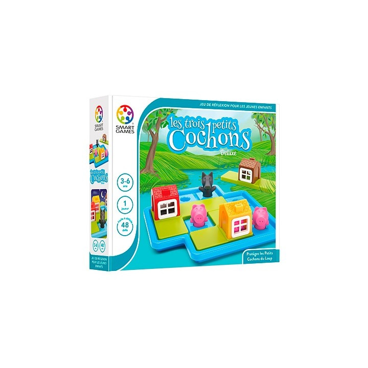 boite du jeu les Trois petits cochons