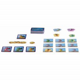 cartes et pions du jeu Dragonies