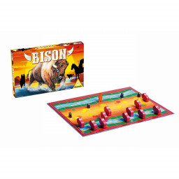 plateau et pions du jeu Bison