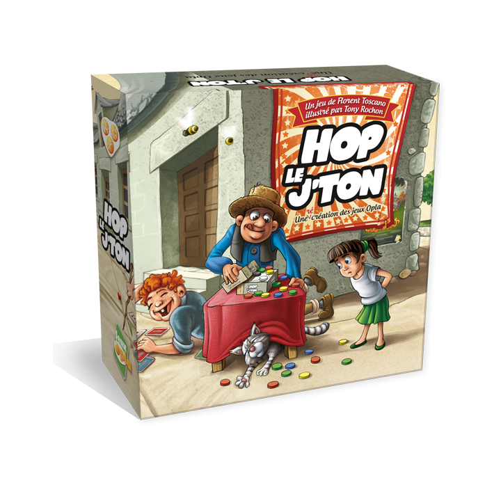 boite du jeu Hop le J'ton