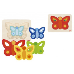 Puzzle Papillons 5 couches Goki