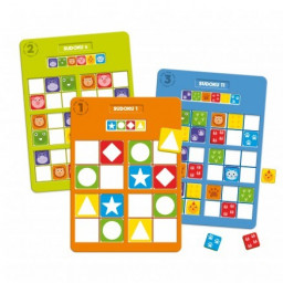 Plaques et pièces du jeu Sudoku Colors