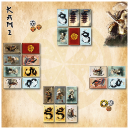 exemple de partie du jeu Kami