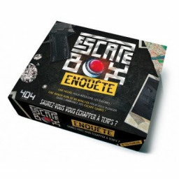 boite du jeu Escape Box Enquête