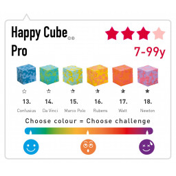 liste des différents niveaux existants dans le jeu Happy cube pro