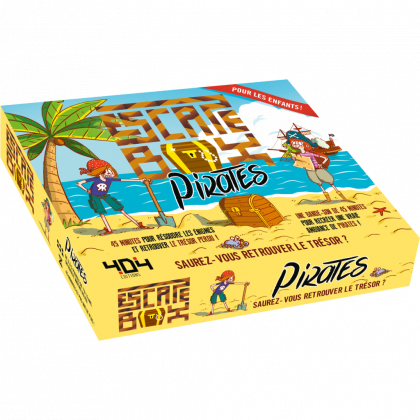 boite du jeu escape Box les Pirates