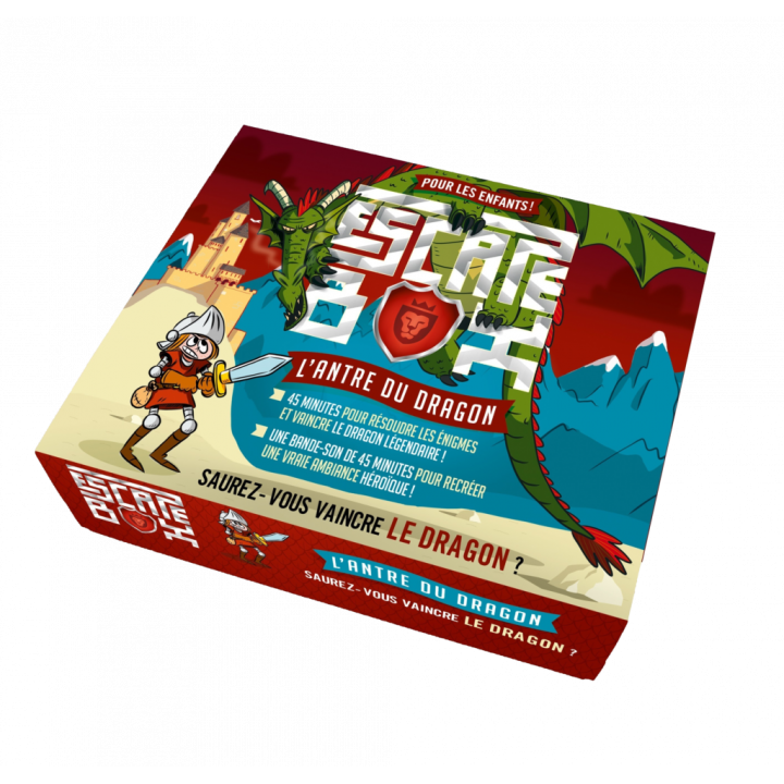 boite du jeu Escape Box L'Antre du dragon