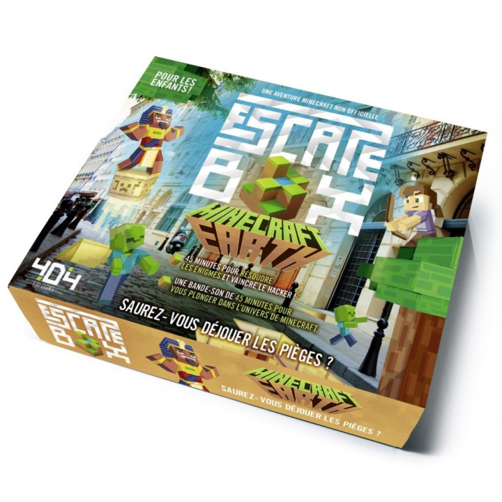 boite du jeu Escape Box Minecraft Earth