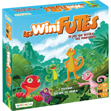 boite du jeu les Wini futés et la légende Savia