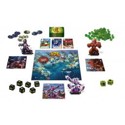 mise en place du jeu King of Tokyo