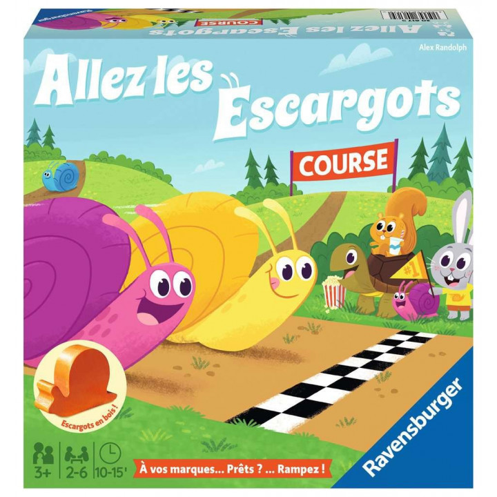 Boite du jeu Allez les escargots