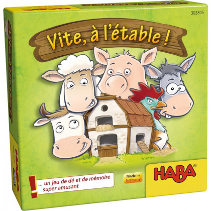 boite du jeu vite à l'étable!