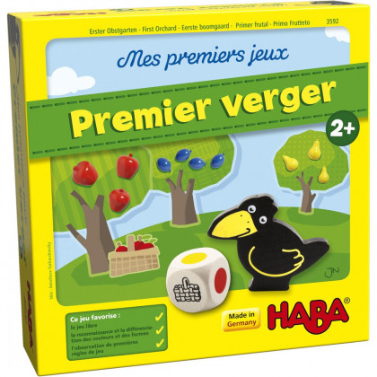 boite du jeu Premier Verger de Haba