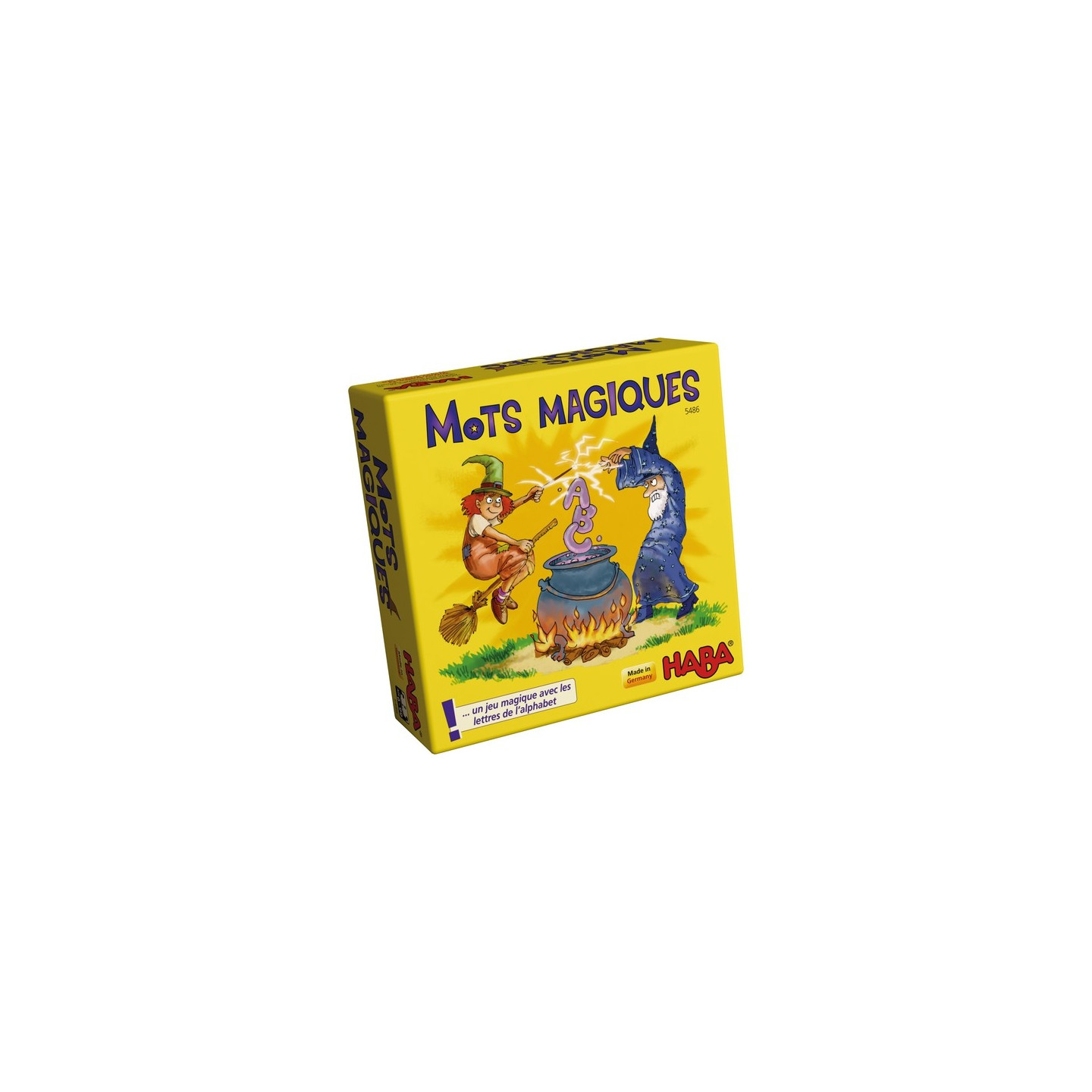 HABA 5486 - Mots magiques - jeu éducatif dès l'âge de 6 ans pour  l'apprentissage des lettres