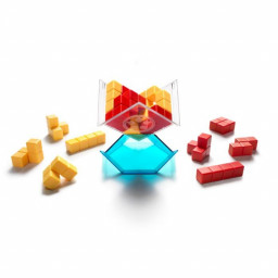 matériel, cube et pièces, du jeu Cube Duel