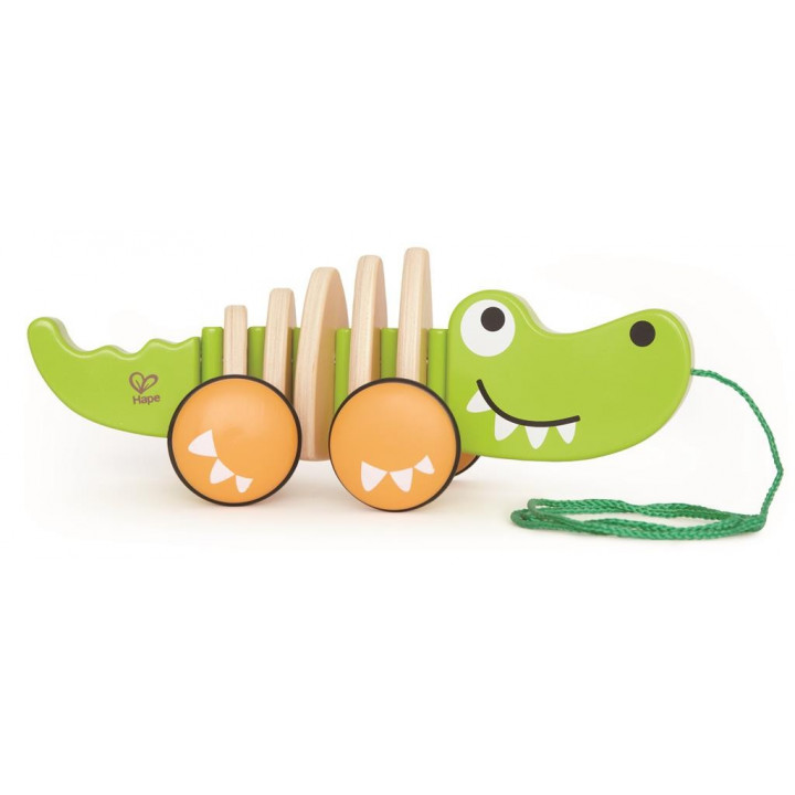 crocodile à tirer de Hape