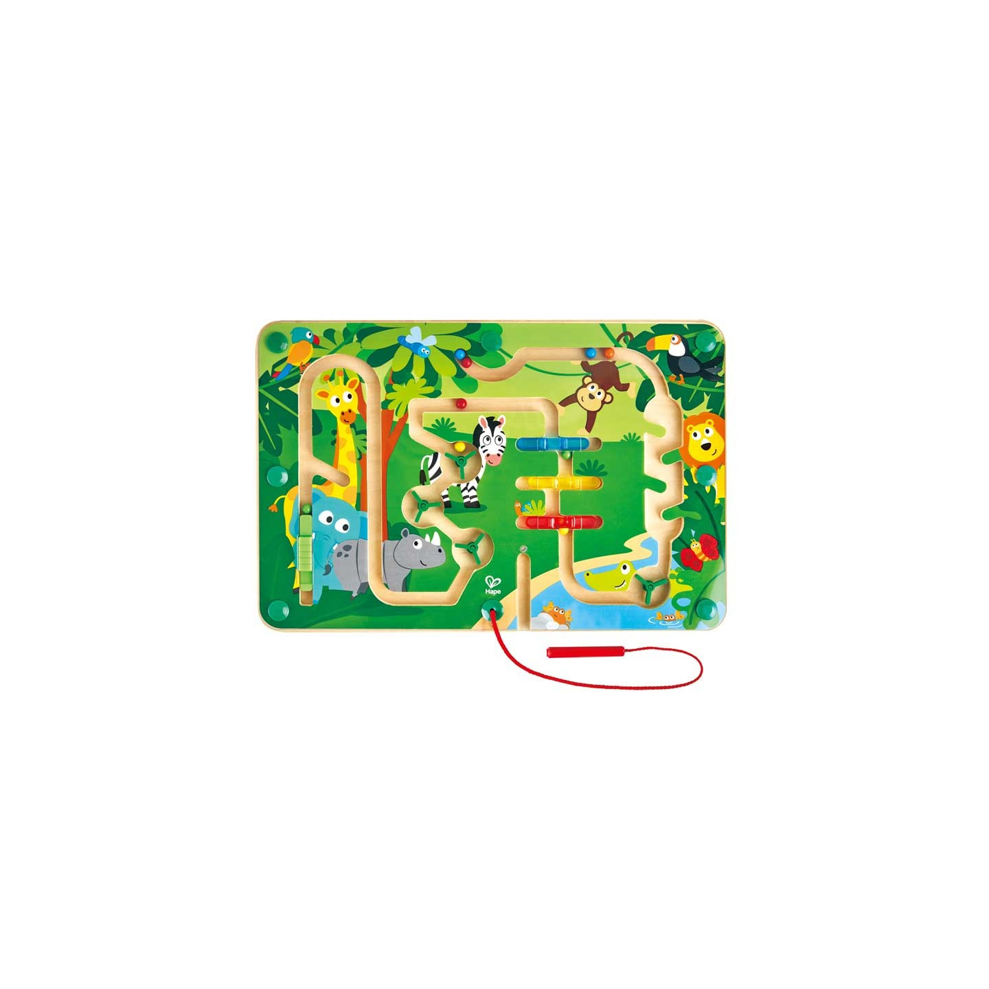 Labyrinthe magnétique jungle, jeu Hape