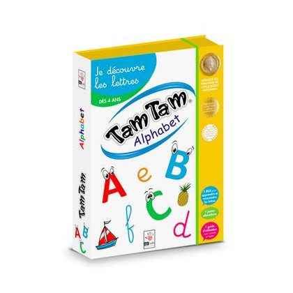 Tam tam alphabet je découvre les lettres coffret