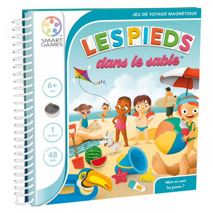 boite du jeu Les pieds dans le sable