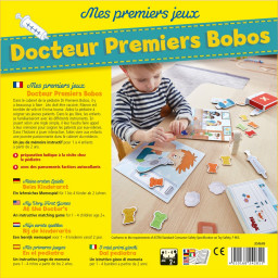 verso de la boite du jeu Docteurs Premiers Bobos