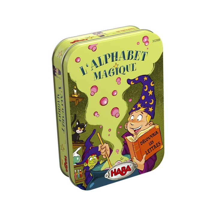 Boite métal du jeu L'Alphabet magique