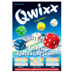 boite de la recharge du jeu Qwixx