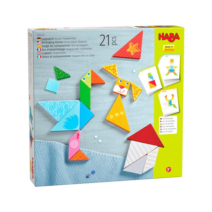 boite du jeu Tangram Multicolore