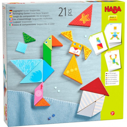 boite du jeu Tangram Multicolore