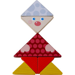 personnage réalisé avec le jeu Tangram Mix Multicolore