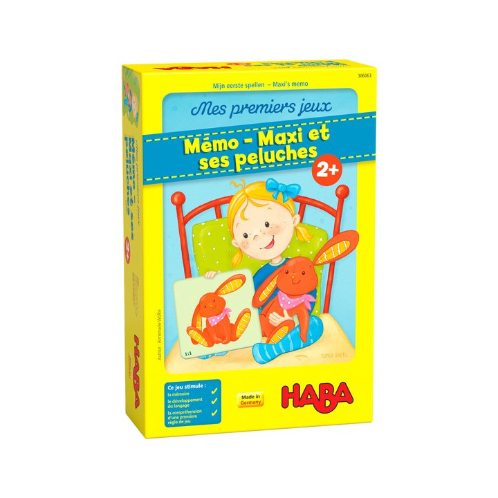 boite du jeu Mémo Maxi et ses peluches