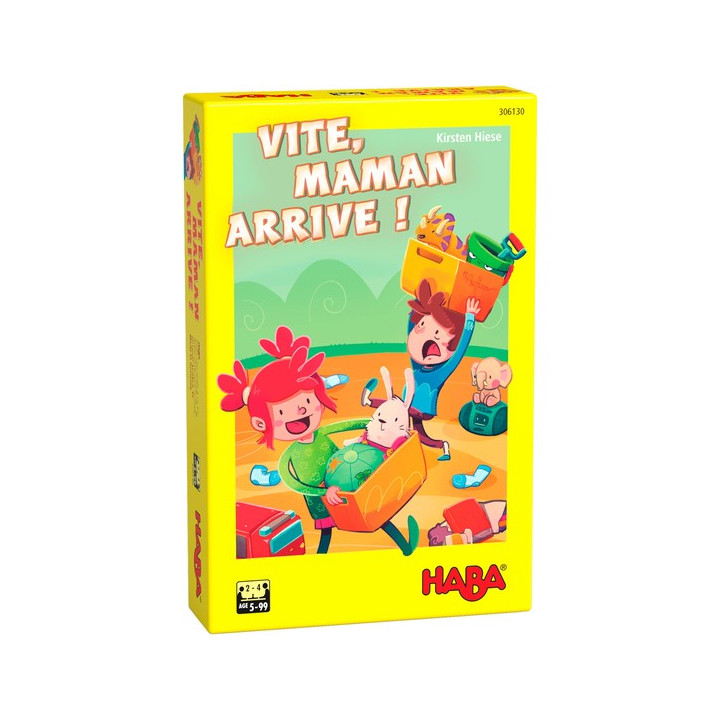 Boite du jeu Vite Maman arrive !