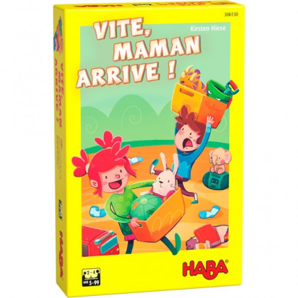 Boite du jeu Vite Maman arrive !