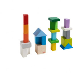 exemple de construction du jeu en 3D Cubes Mix