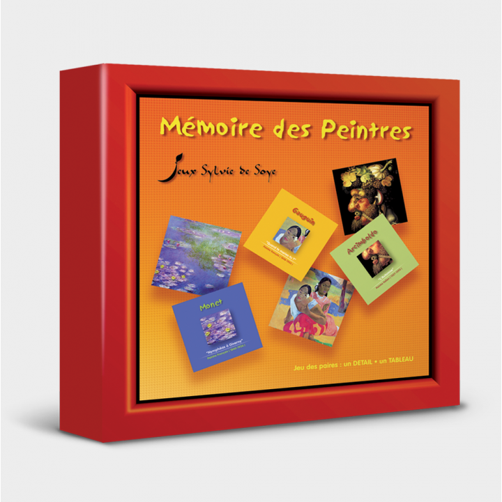 Boite du jeu mémoire de peintres