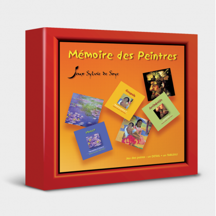 Boite du jeu mémoire de peintres