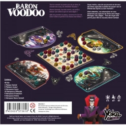 verso de la boite du jeu Baron Voodoo