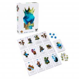 cartes et pions du jeu le roi des 12