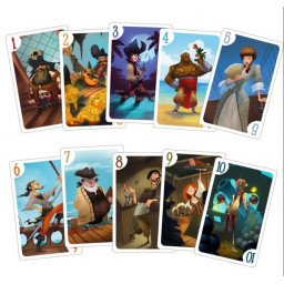 cartes du jeu l'Auberge des pirates