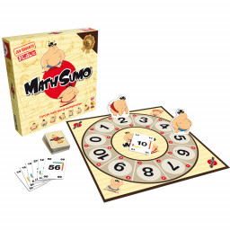 matériel, plateau cartes et pions, du jeu Mathsumo