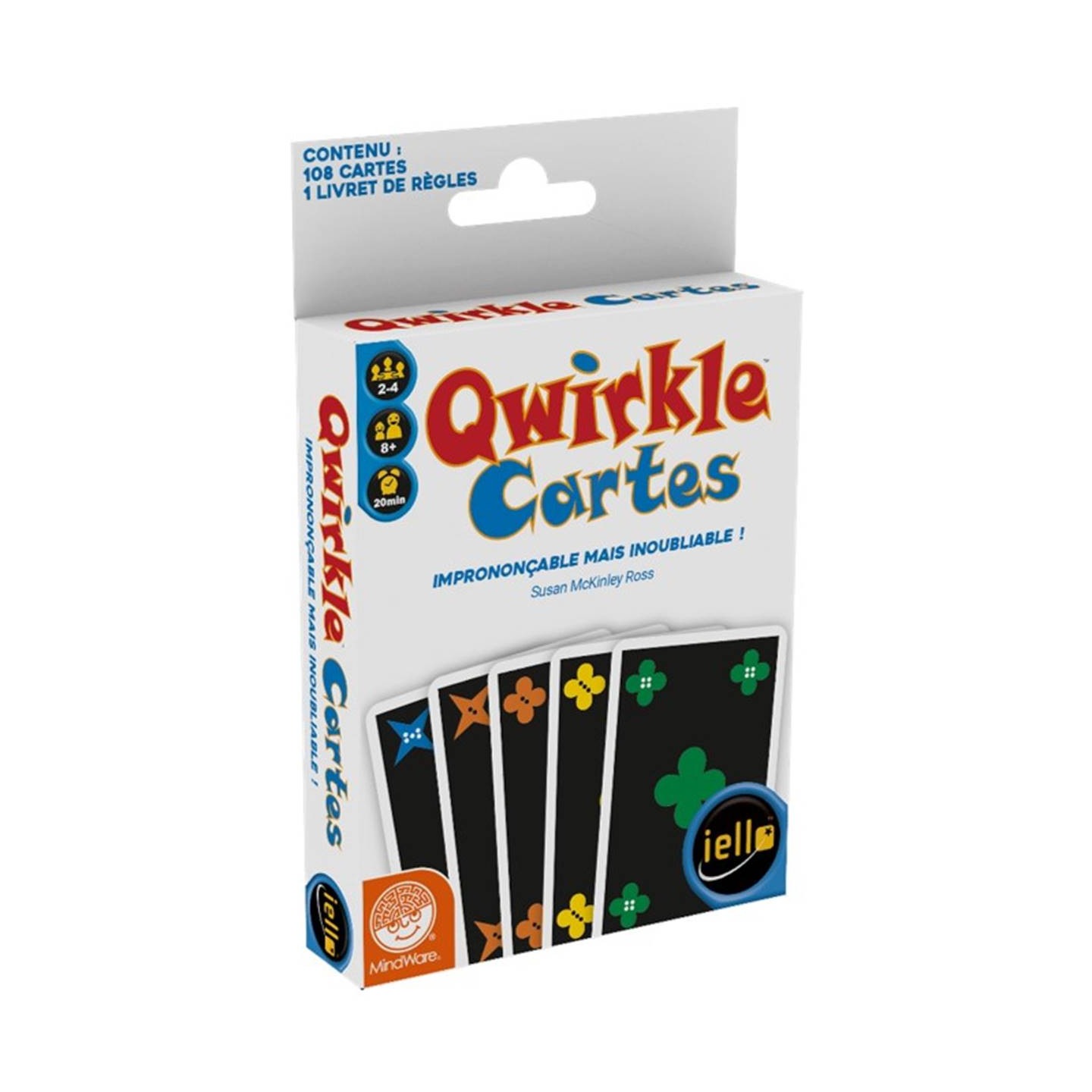 Qwirkle Cartes, jeu de société Iello | Jeupetille