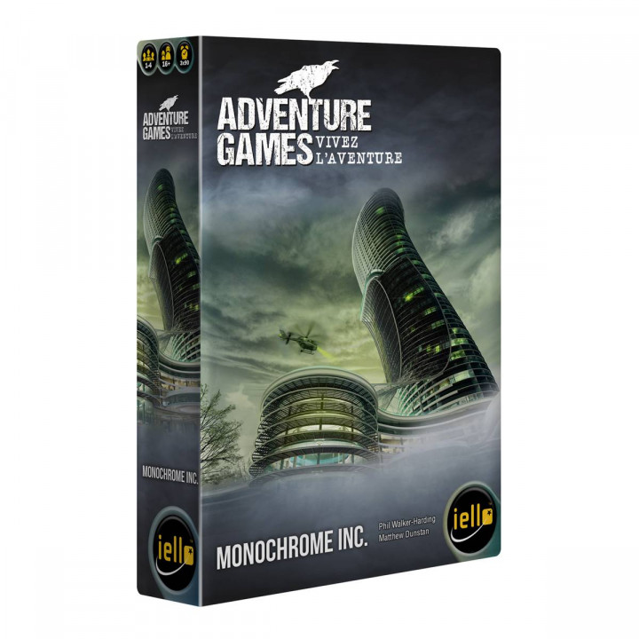 boite du jeu Adventure Games Monochrome Inc