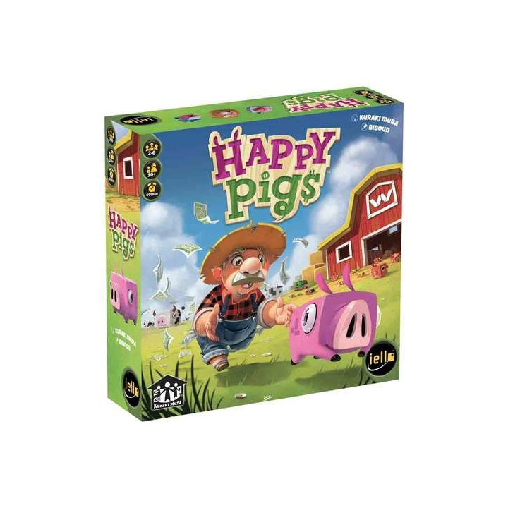 boite du jeu Happy pigs