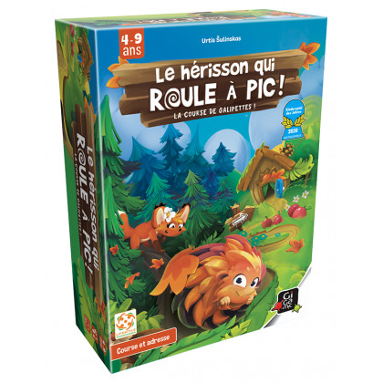 boite du jeu le Herisson qui roule à pic