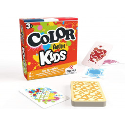 cartes et boite du jeu Color Addict Kidz
