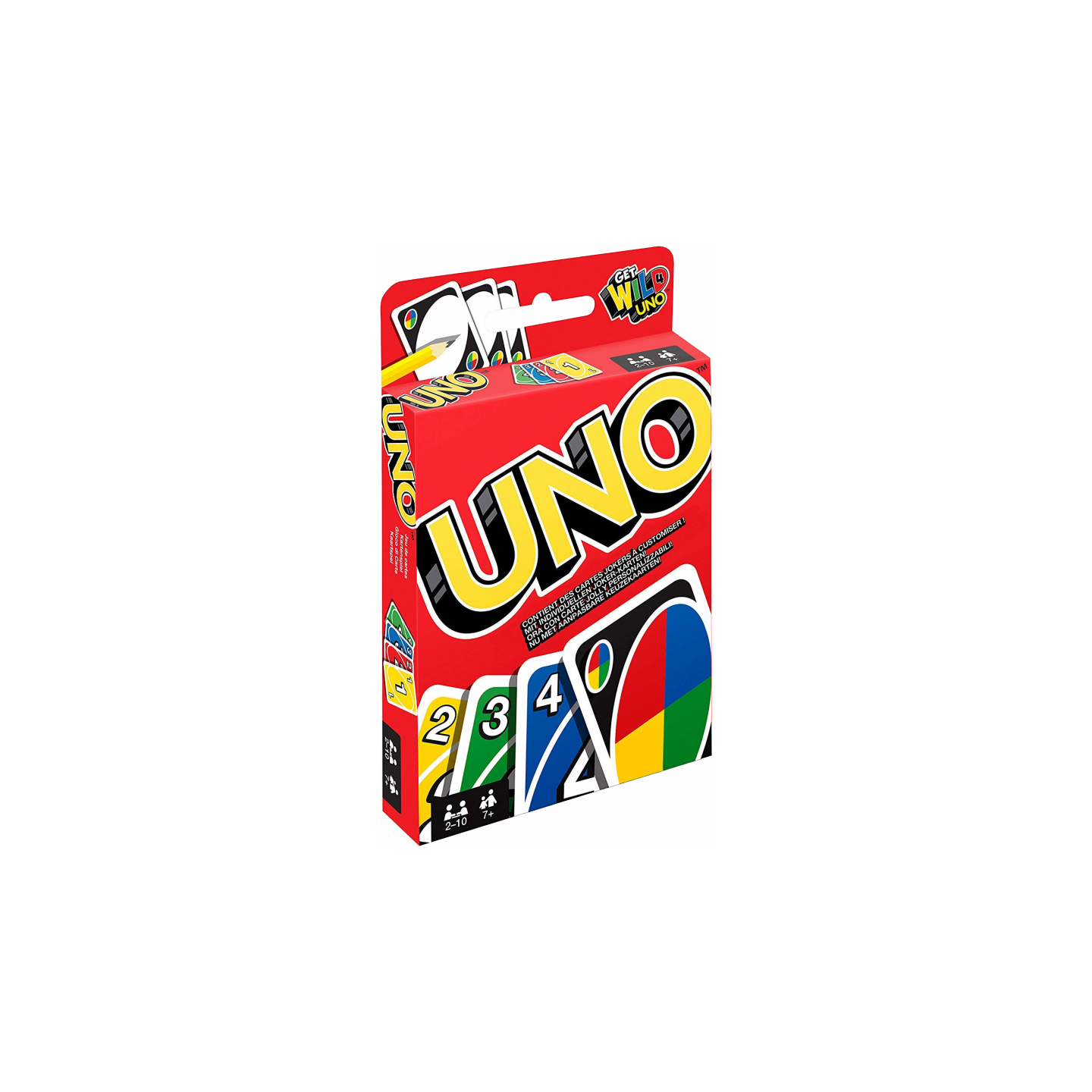 Mattel Games - Uno - Jeu de Cartes Famille - 7 ans et + - Jeux de